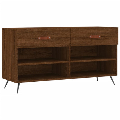 Schuhbank Braun Eichen-Optik 102x35x55 cm Holzwerkstoff - Pazzar.ch