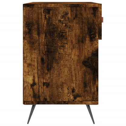Schuhbank Räuchereiche 102x35x55 cm Holzwerkstoff - Pazzar.ch