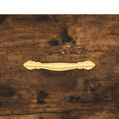 Schuhbank Räuchereiche 102x35x55 cm Holzwerkstoff - Pazzar.ch