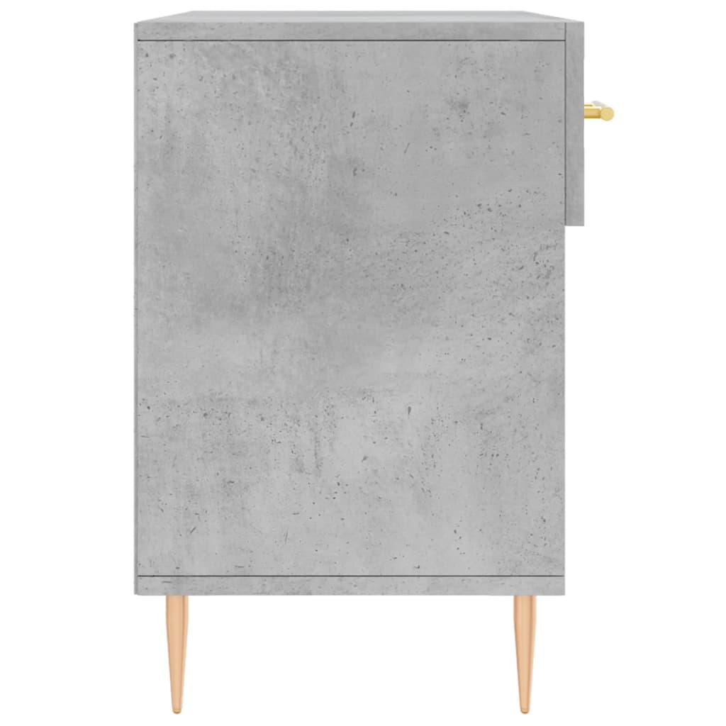 Schuhbank Betongrau 102x35x55 cm Holzwerkstoff - Pazzar.ch