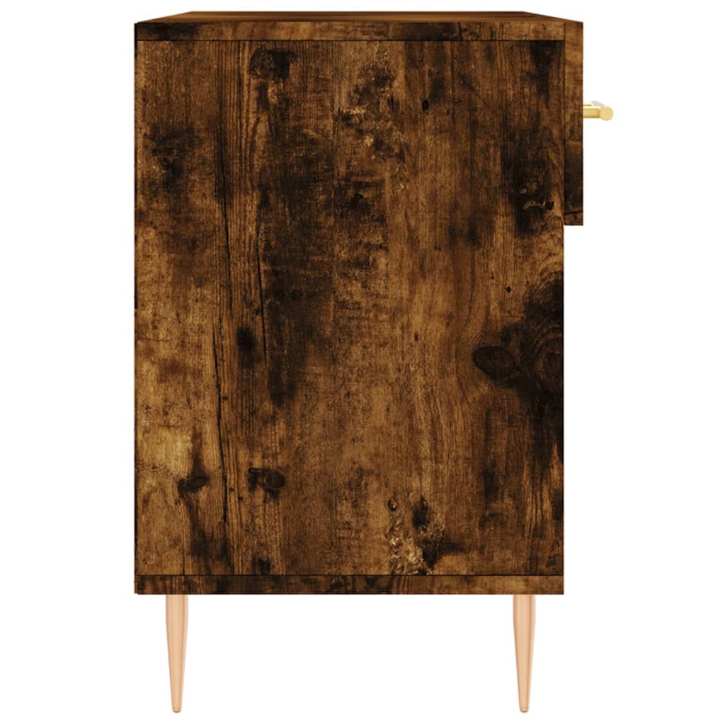 Schuhbank Räuchereiche 102x35x55 cm Holzwerkstoff - Pazzar.ch