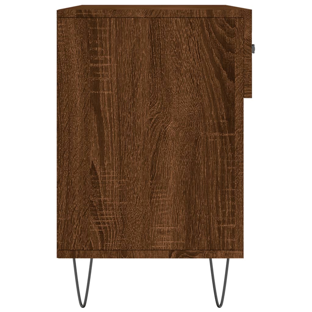 Schuhbank Braun Eichen-Optik 102x35x55 cm Holzwerkstoff - Pazzar.ch