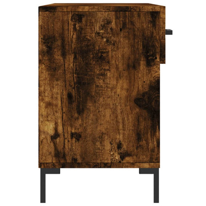 Schuhbank Räuchereiche 102x35x55 cm Holzwerkstoff - Pazzar.ch