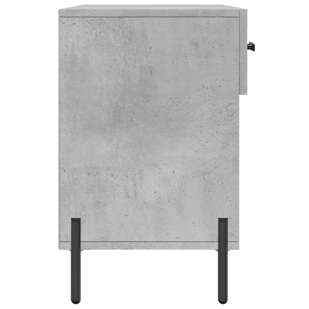 Schuhbank Betongrau 102x35x55 cm Holzwerkstoff - Pazzar.ch