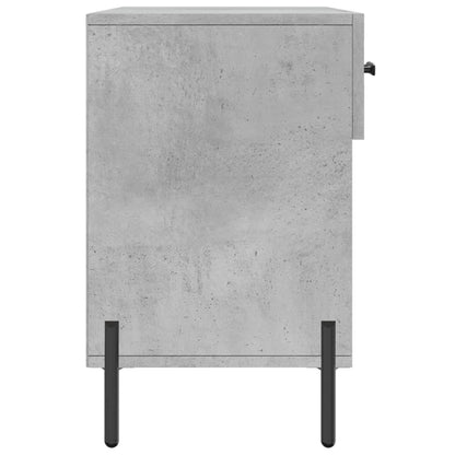 Schuhbank Betongrau 102x35x55 cm Holzwerkstoff - Pazzar.ch