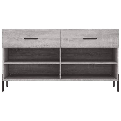 Schuhbank Grau Sonoma 102x35x55 cm Holzwerkstoff - Pazzar.ch