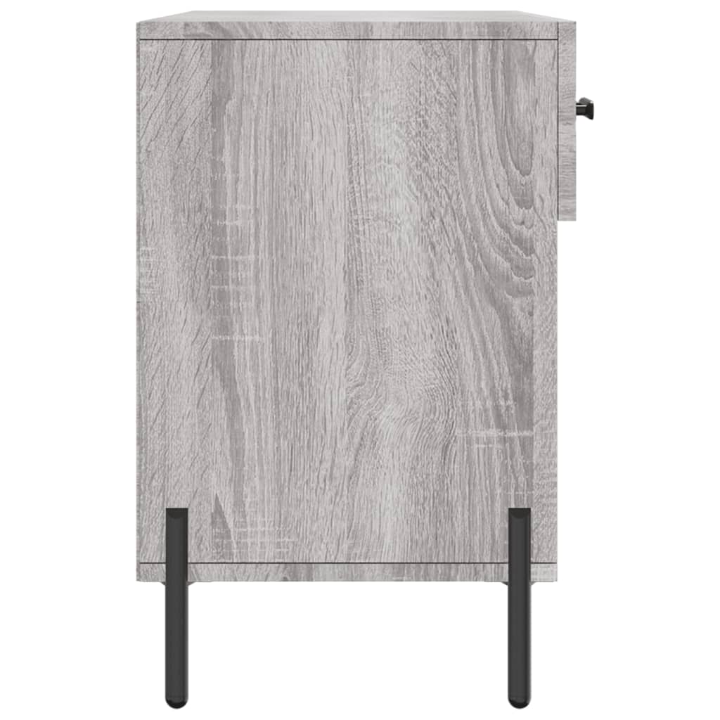 Schuhbank Grau Sonoma 102x35x55 cm Holzwerkstoff - Pazzar.ch