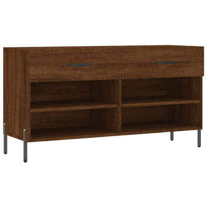 Schuhbank Braun Eichen-Optik 102x35x55 cm Holzwerkstoff - Pazzar.ch