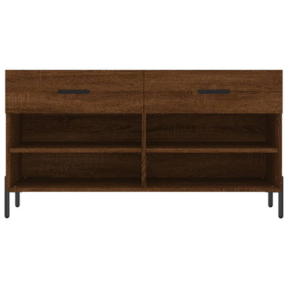 Schuhbank Braun Eichen-Optik 102x35x55 cm Holzwerkstoff - Pazzar.ch
