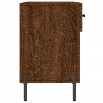 Schuhbank Braun Eichen-Optik 102x35x55 cm Holzwerkstoff - Pazzar.ch