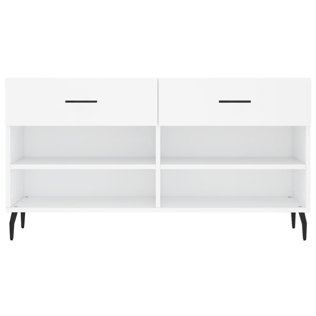Schuhbank Weiß 102x35x55 cm Holzwerkstoff - Pazzar.ch