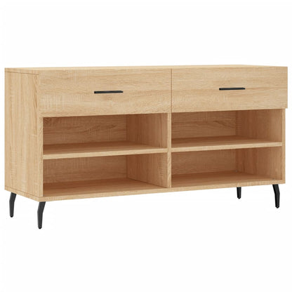 Schuhbank Sonoma-Eiche 102x35x55 cm Holzwerkstoff - Pazzar.ch