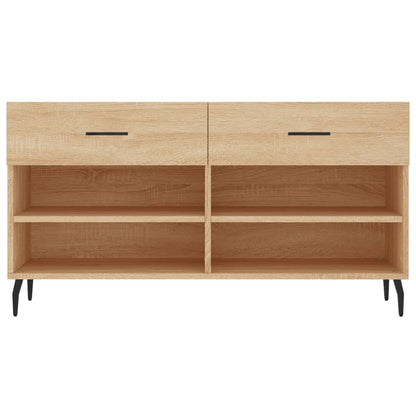 Schuhbank Sonoma-Eiche 102x35x55 cm Holzwerkstoff - Pazzar.ch