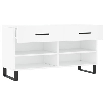 Schuhbank Weiß 102x35x55 cm Holzwerkstoff - Pazzar.ch