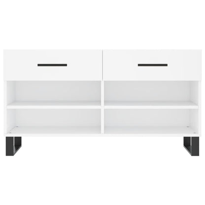 Schuhbank Weiß 102x35x55 cm Holzwerkstoff - Pazzar.ch