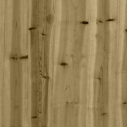 Gartenbank aus Gabionen 43x44x42 cm Kiefernholz Imprägniert - Pazzar.ch
