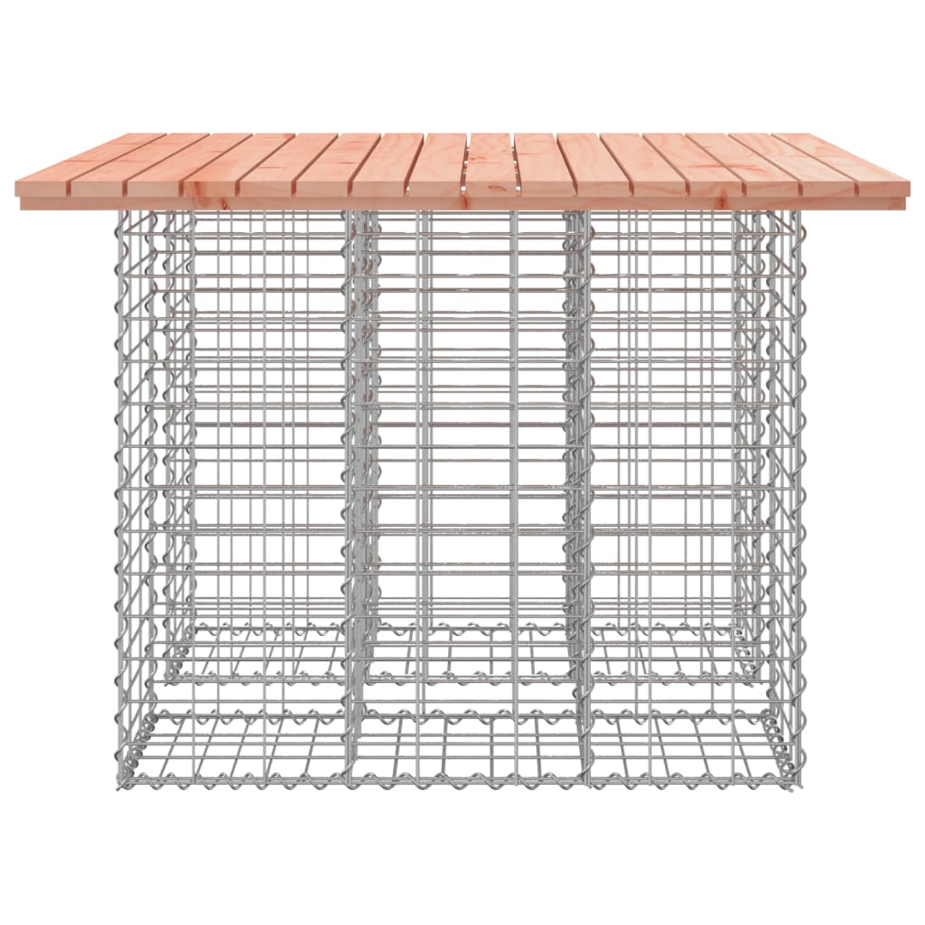 Gartenbank aus Gabionen 100x102x72 cm Massivholz Douglasie - Pazzar.ch