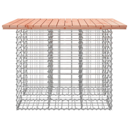 Gartenbank aus Gabionen 100x102x72 cm Massivholz Douglasie - Pazzar.ch