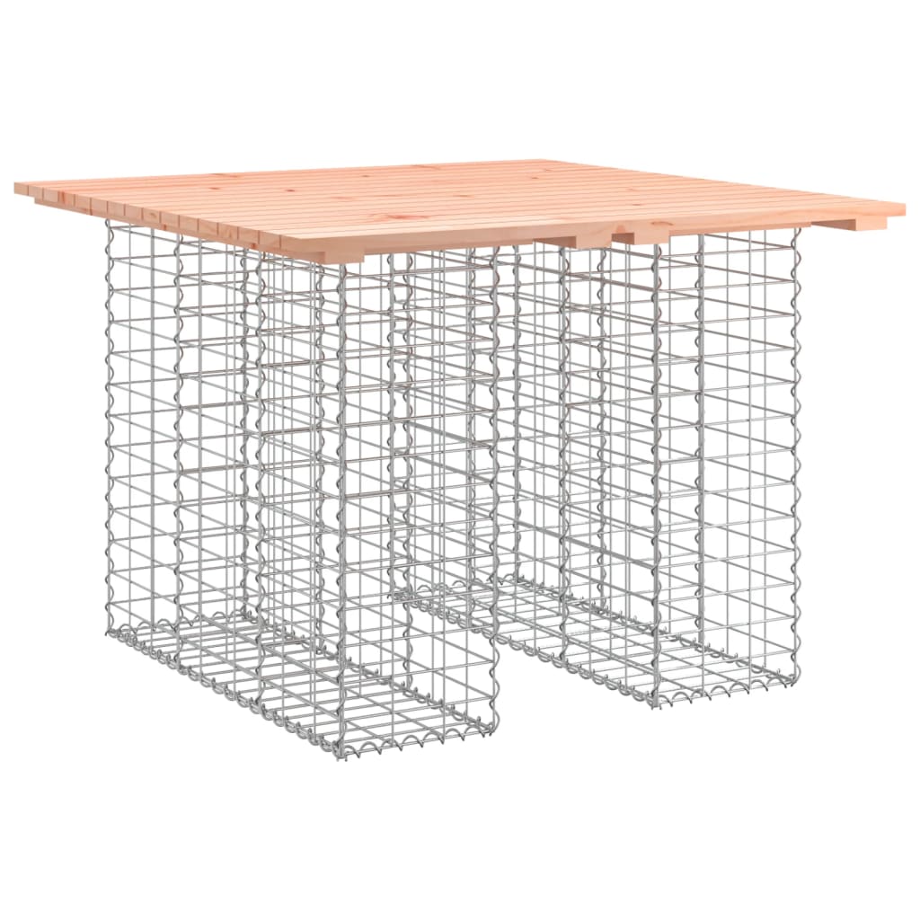 Gartenbank aus Gabionen 100x102x72 cm Massivholz Douglasie - Pazzar.ch