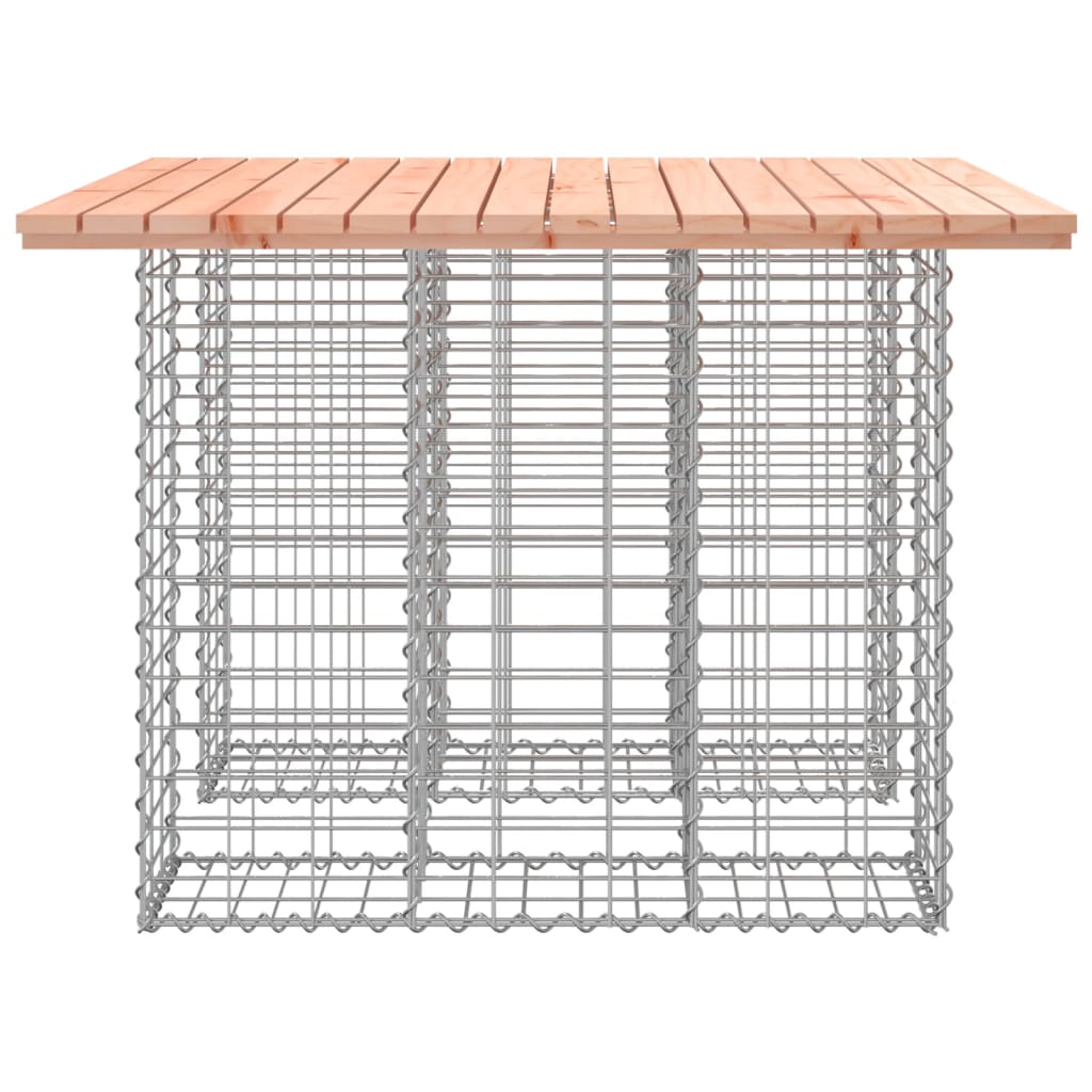 Gartenbank aus Gabionen 100x102x72 cm Massivholz Douglasie - Pazzar.ch