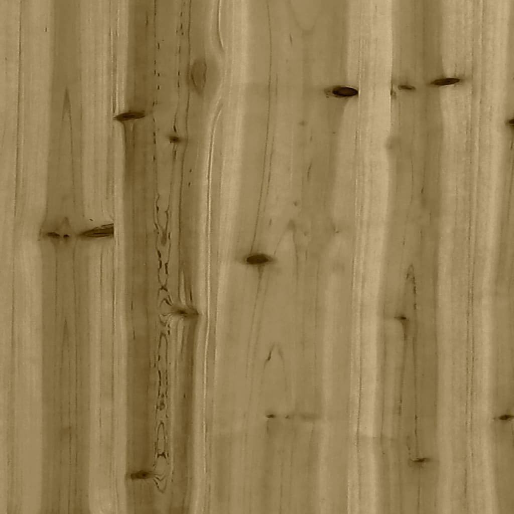 Gartenbank aus Gabionen 143x71x65,5 cm Kiefernholz Imprägniert - Pazzar.ch