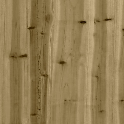 Gartenbank aus Gabionen 143x71x65,5 cm Kiefernholz Imprägniert - Pazzar.ch