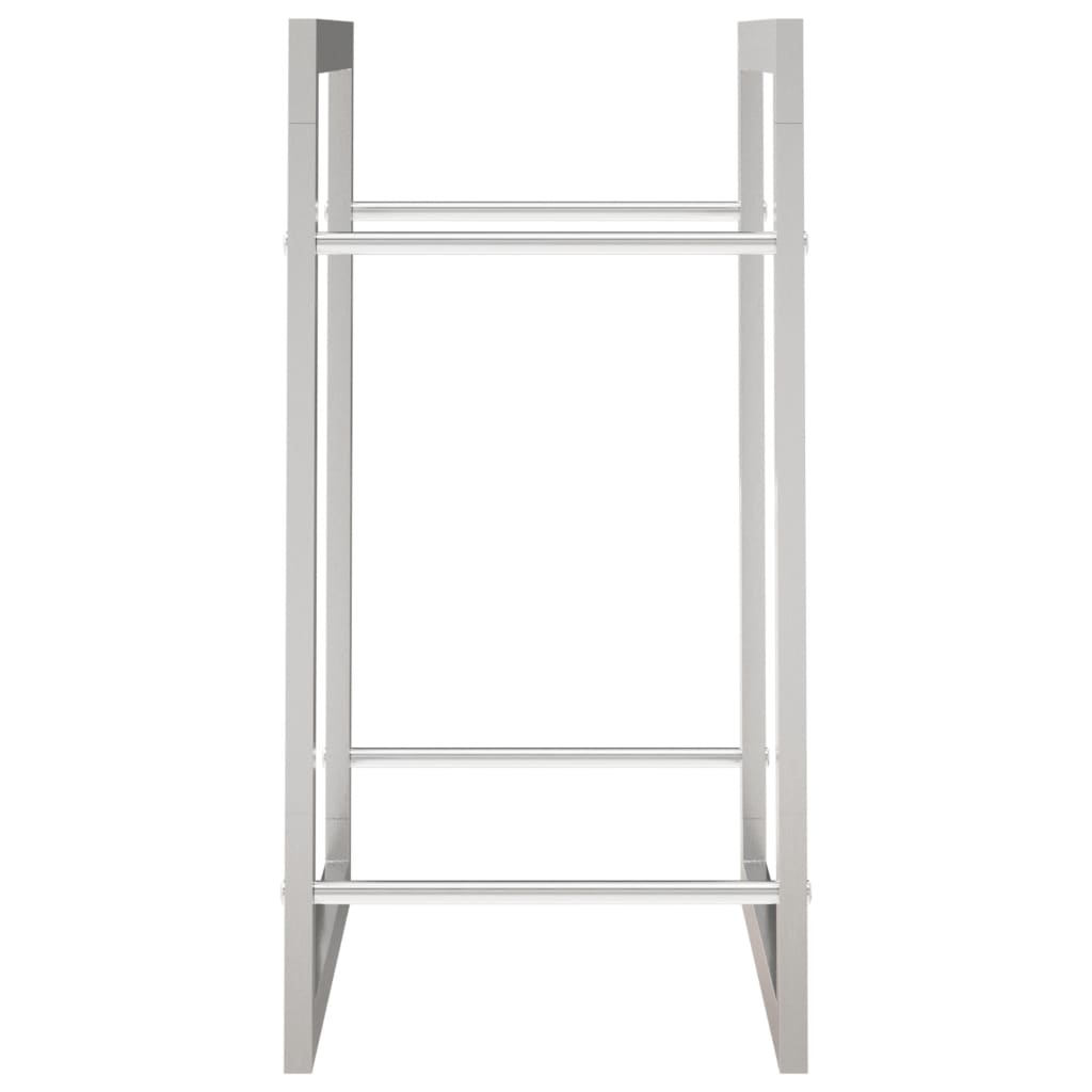 Brennholzregal 50x28x56 cm Edelstahl - Pazzar.ch
