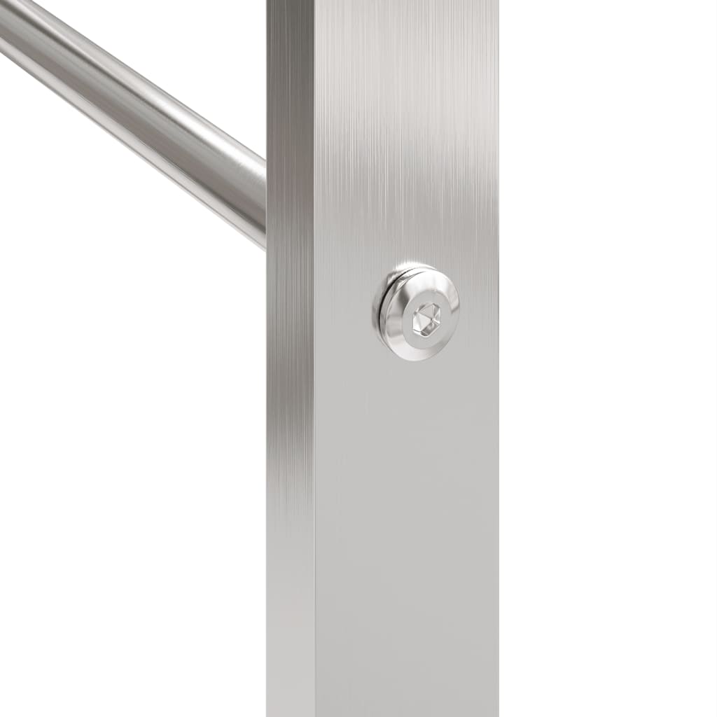Brennholzregal 50x28x132 cm Edelstahl - Pazzar.ch