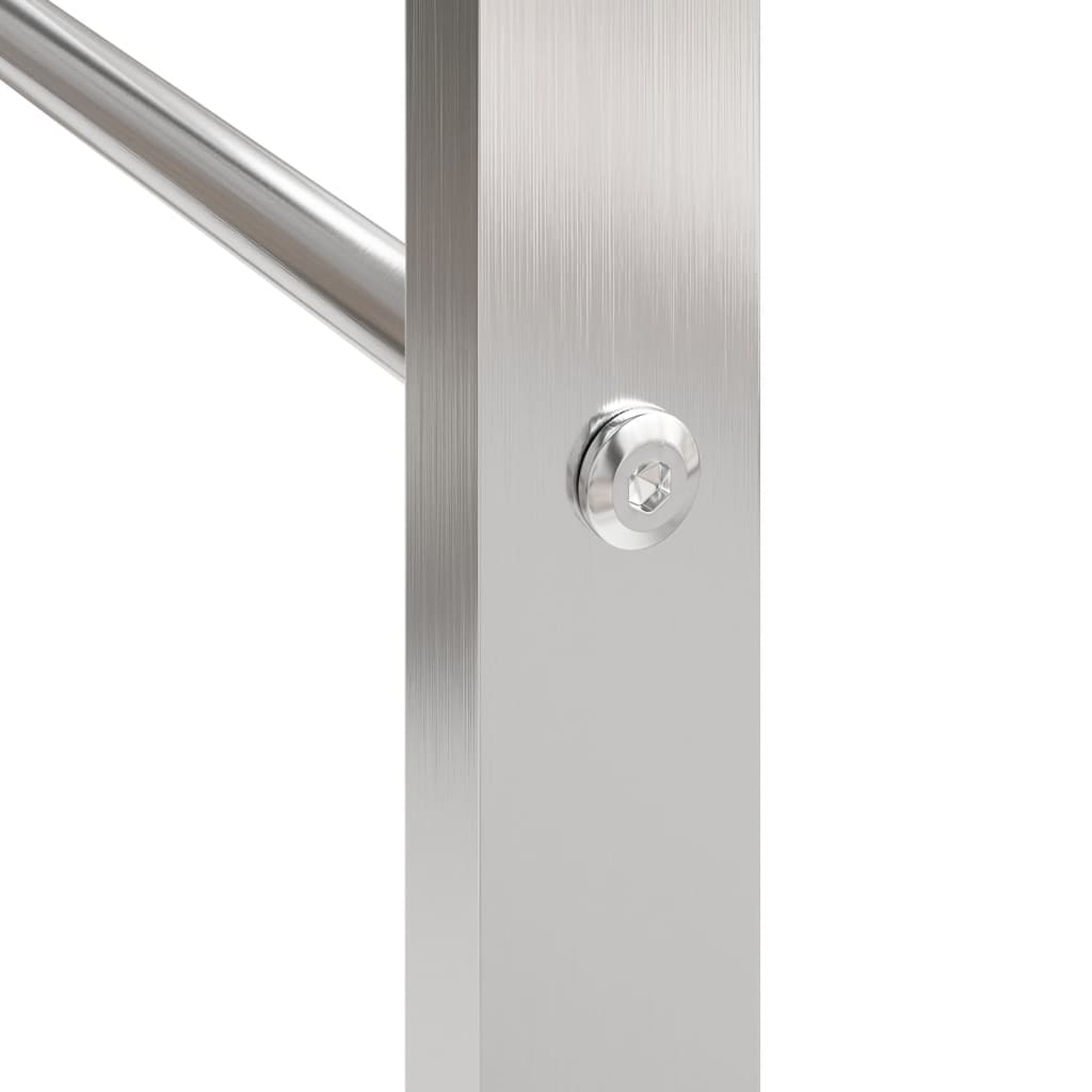 Brennholzregal 110x28x312 cm Edelstahl - Pazzar.ch