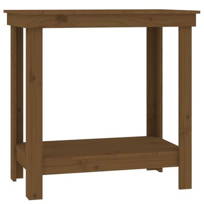 Werkbank Honigbraun 80x50x80 cm Massivholz Kiefer - Pazzar.ch