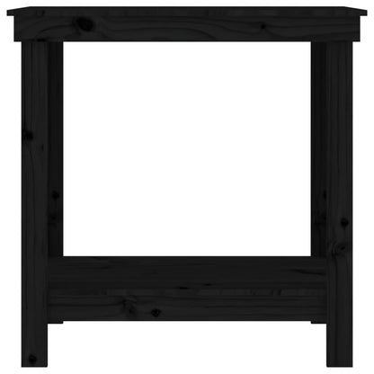 Werkbank Schwarz 80x50x80 cm Massivholz Kiefer - Pazzar.ch