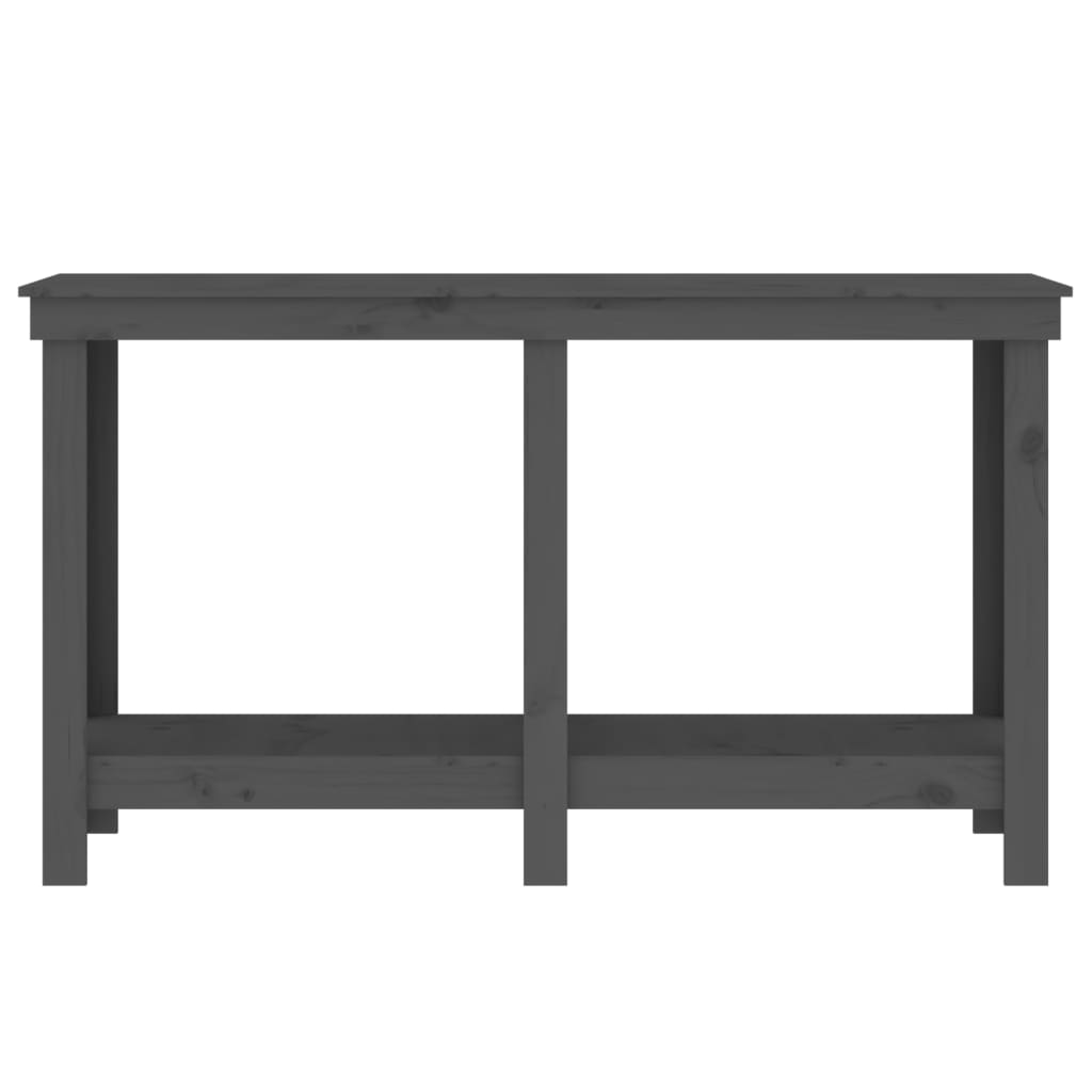 Werkbank Grau 140x50x80 cm Massivholz Kiefer - Pazzar.ch