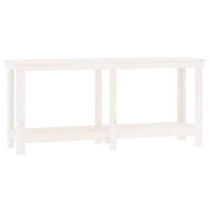 Werkbank Weiß 180x50x80 cm Massivholz Kiefer - Pazzar.ch