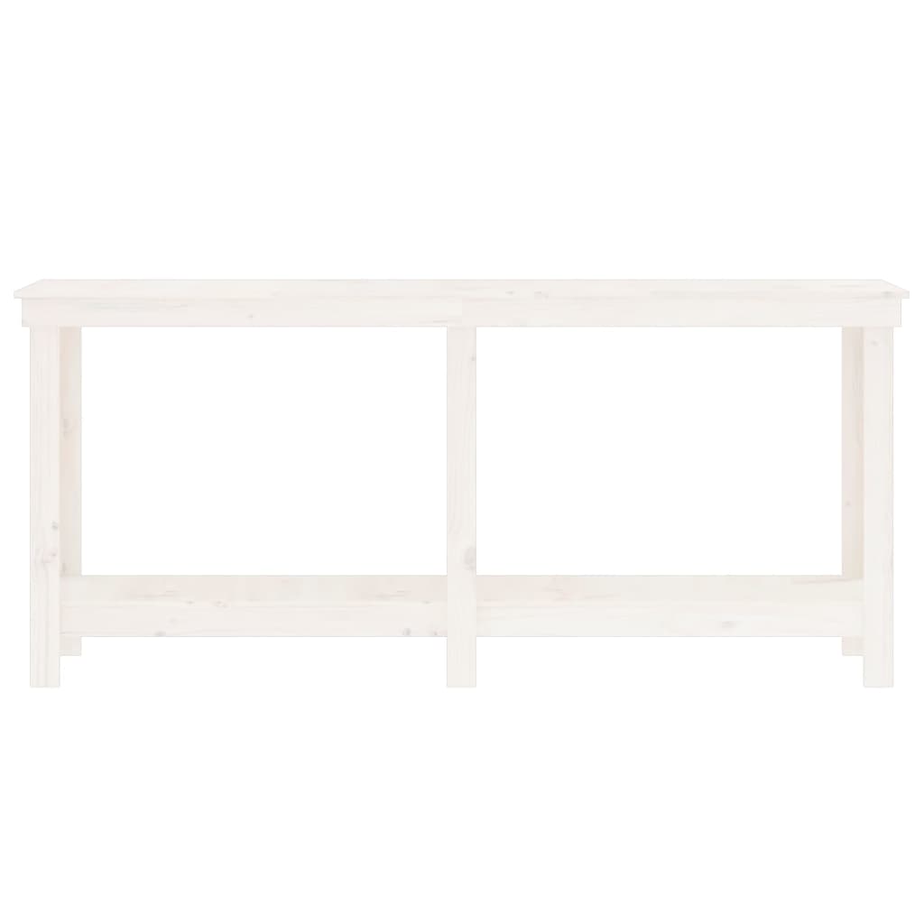 Werkbank Weiß 180x50x80 cm Massivholz Kiefer - Pazzar.ch