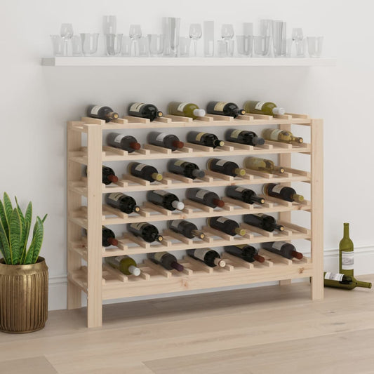 Weinregal 109,5x30x82 cm Massivholz Kiefer - Pazzar.ch