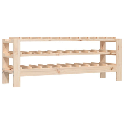 Weinregal 109,5x30x42 cm Massivholz Kiefer - Pazzar.ch