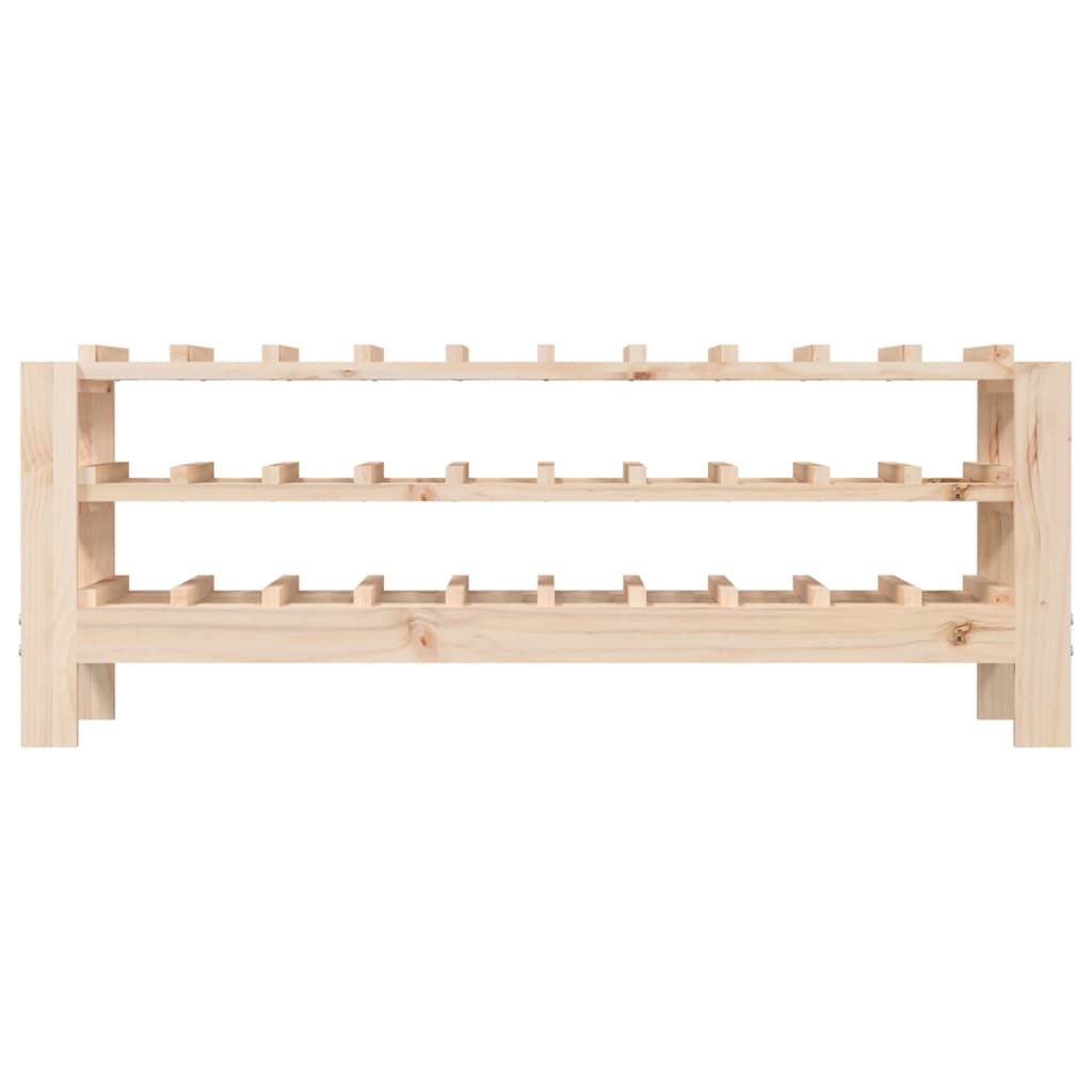 Weinregal 109,5x30x42 cm Massivholz Kiefer - Pazzar.ch