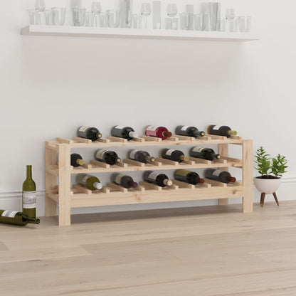 Weinregal 109,5x30x42 cm Massivholz Kiefer - Pazzar.ch