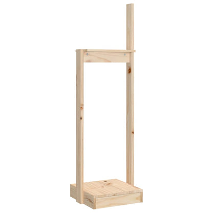 Kaminholzhalter 33,5x30x110 cm Massivholz Kiefer - Pazzar.ch