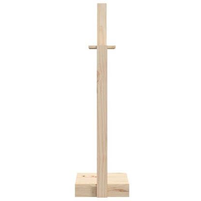 Kaminholzhalter 33,5x30x110 cm Massivholz Kiefer - Pazzar.ch