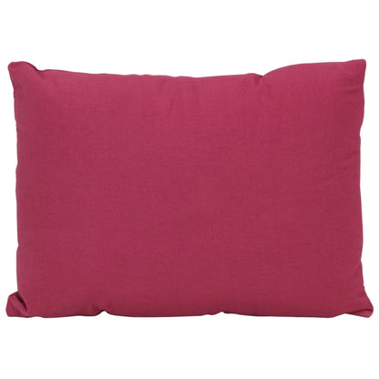 7-tlg. Dekokissen-Set Rosa Stoff - Pazzar.ch