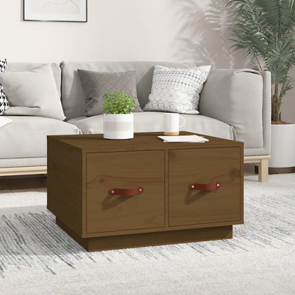 Couchtisch Honigbraun 60x53x35 cm Massivholz Kiefer - Pazzar.ch