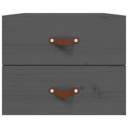 Wand-Nachttische 2 Stk. Grau 50x36x40 cm - Pazzar.ch