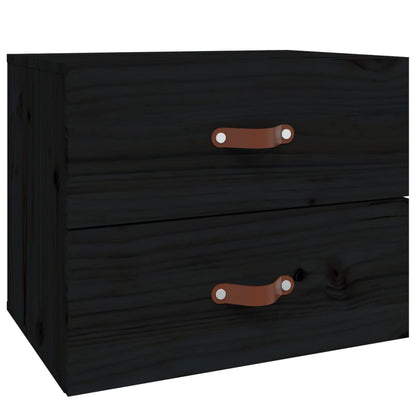 Wand-Nachttisch Schwarz 50x36x40 cm - Pazzar.ch
