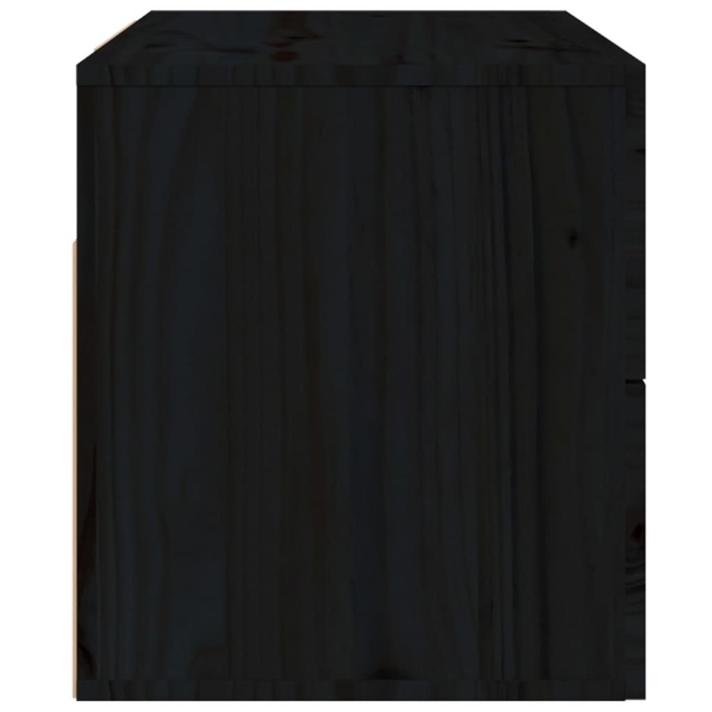 Wand-Nachttisch Schwarz 50x36x40 cm - Pazzar.ch