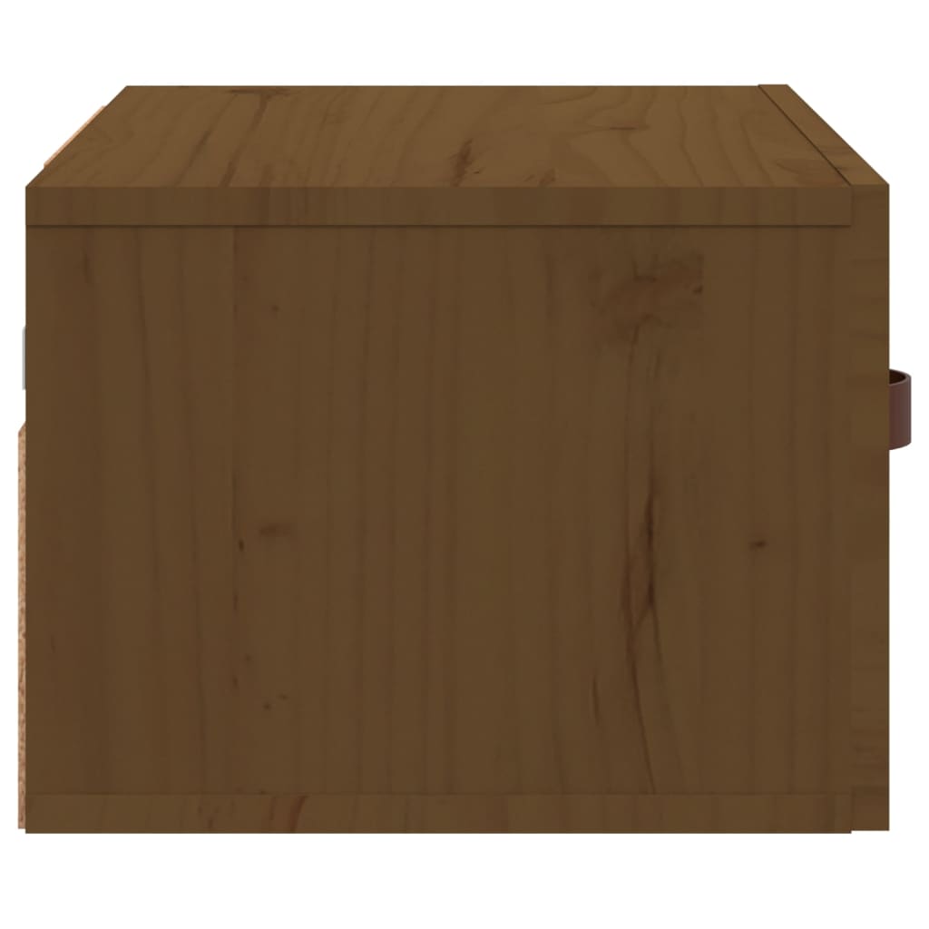 Wand-Nachttisch Honigbraun 40x29,5x22 cm - Pazzar.ch