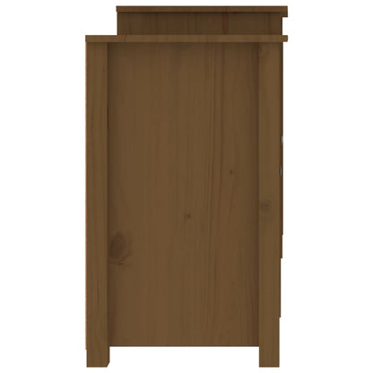 Sideboard Honigbraun 164x37x68 cm Massivholz Kiefer - Pazzar.ch