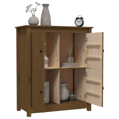 Sideboard Honigbraun 83x41,5x100 cm Massivholz Kiefer - Pazzar.ch