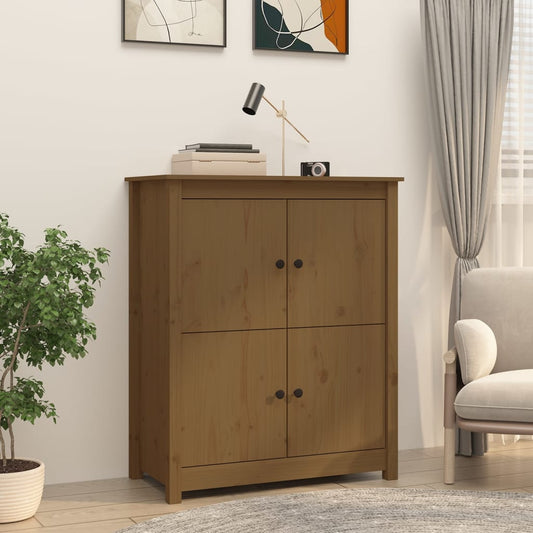 Sideboard Honigbraun 83x41,5x100 cm Massivholz Kiefer - Pazzar.ch