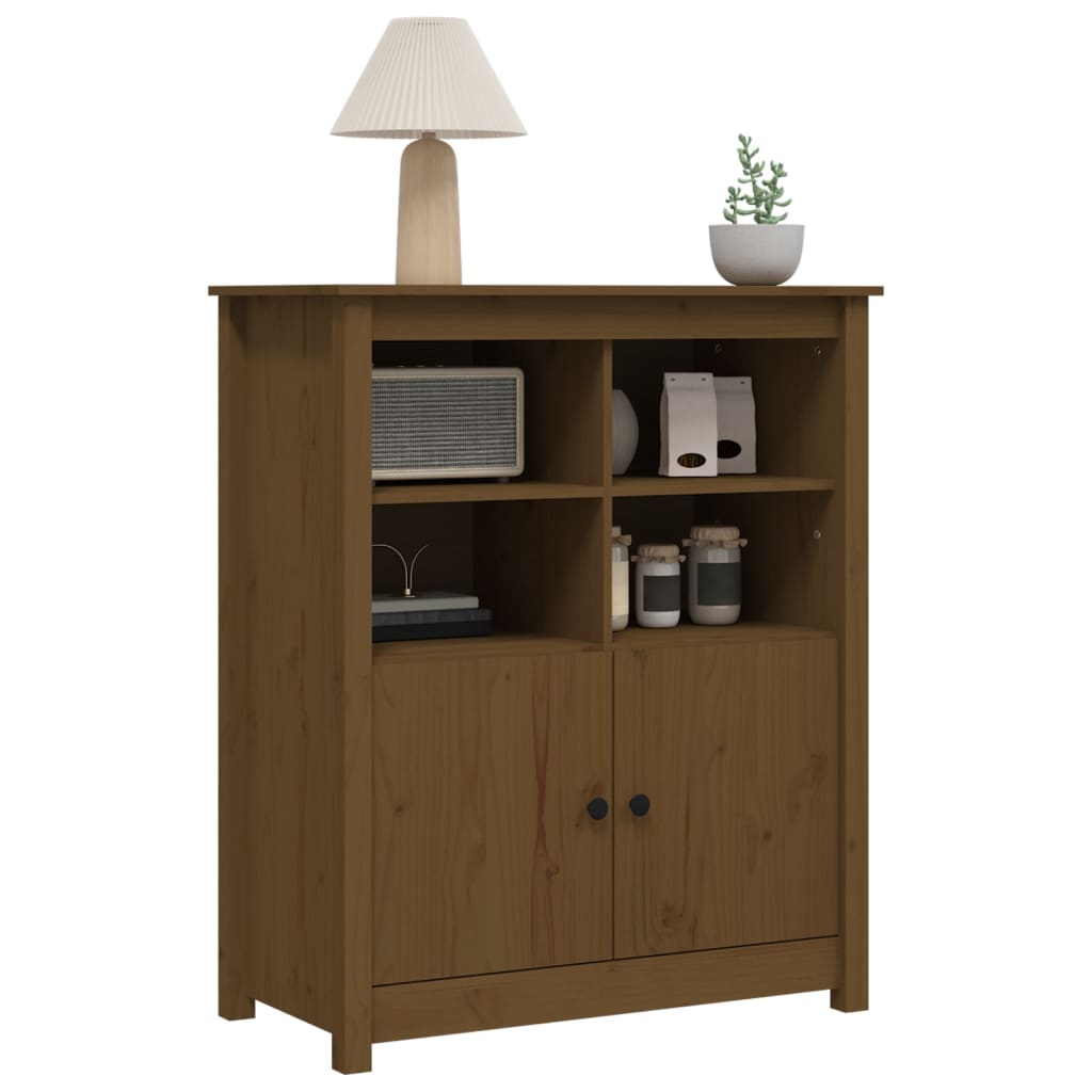 Sideboard Honigbraun 83x41,5x100 cm Massivholz Kiefer - Pazzar.ch